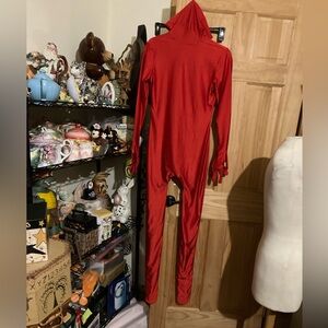 Red morphsuit unisex costume